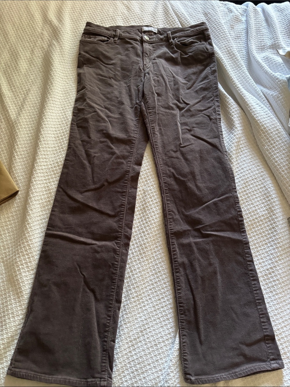 Ann Taylor LOFT brown corduroy pants size 10
